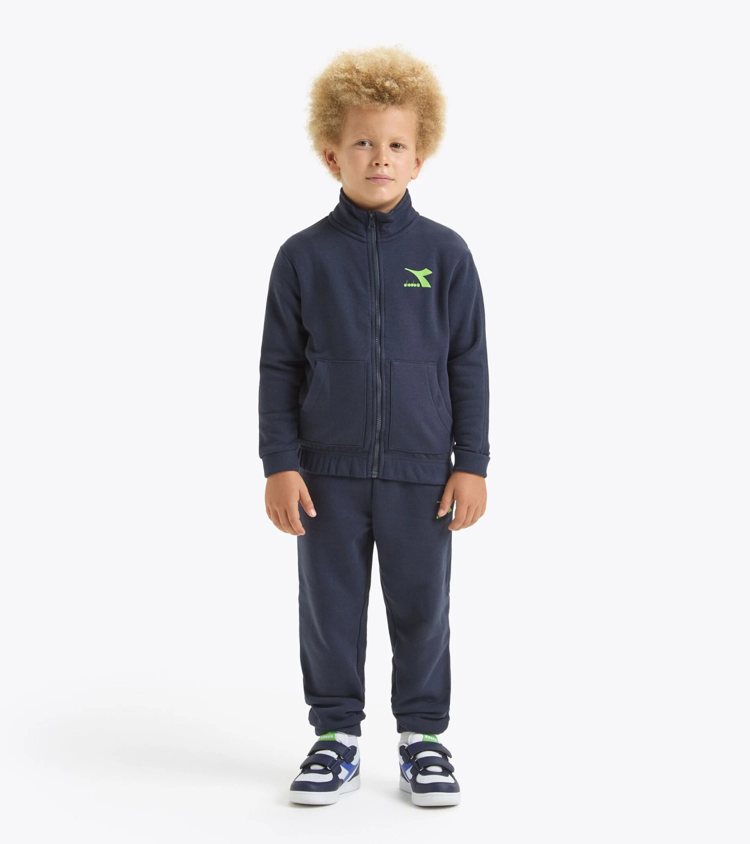 Diadora JB. TRACKSUIT FZ NEON