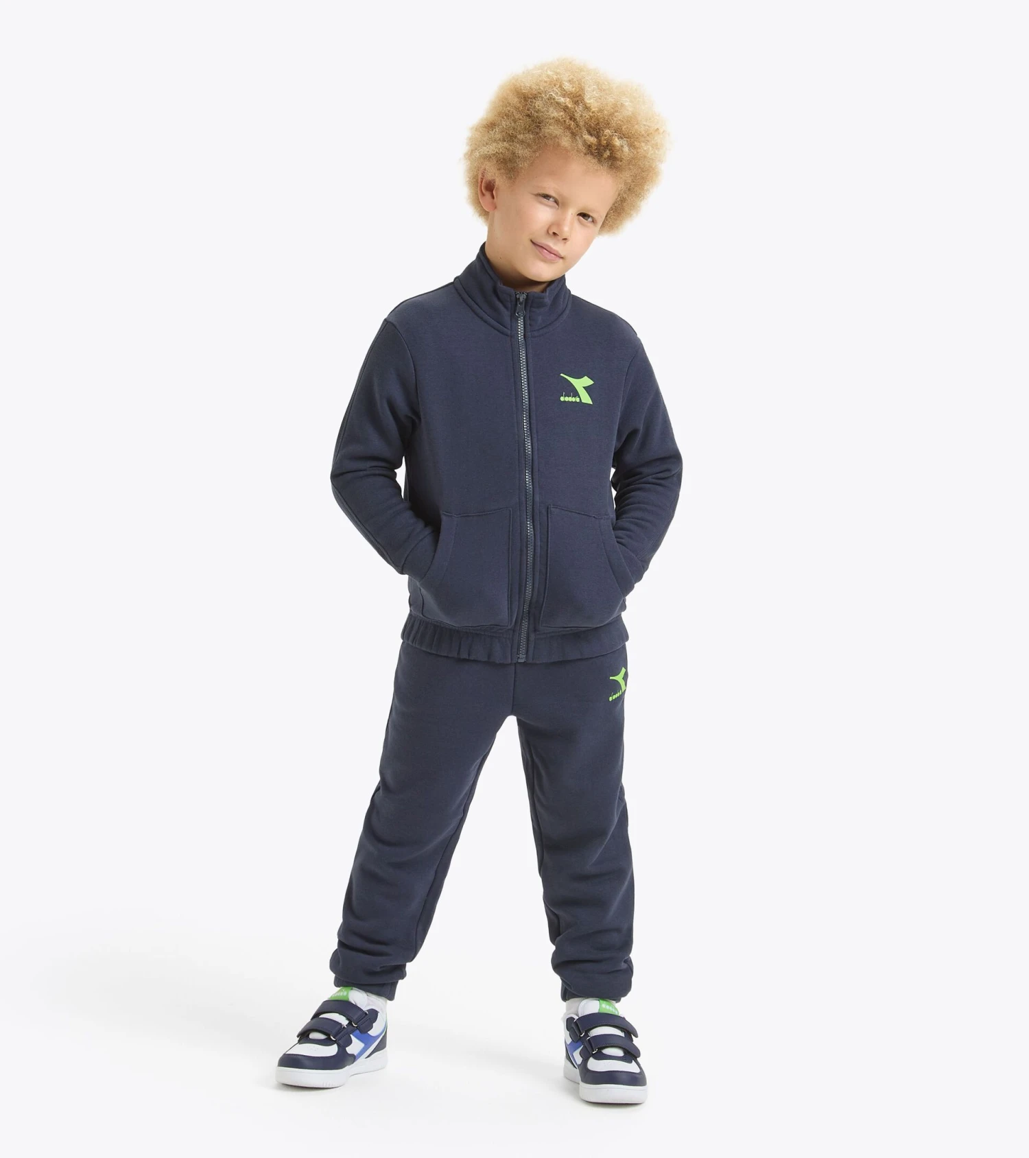 Diadora JB. TRACKSUIT FZ NEON - Image 3