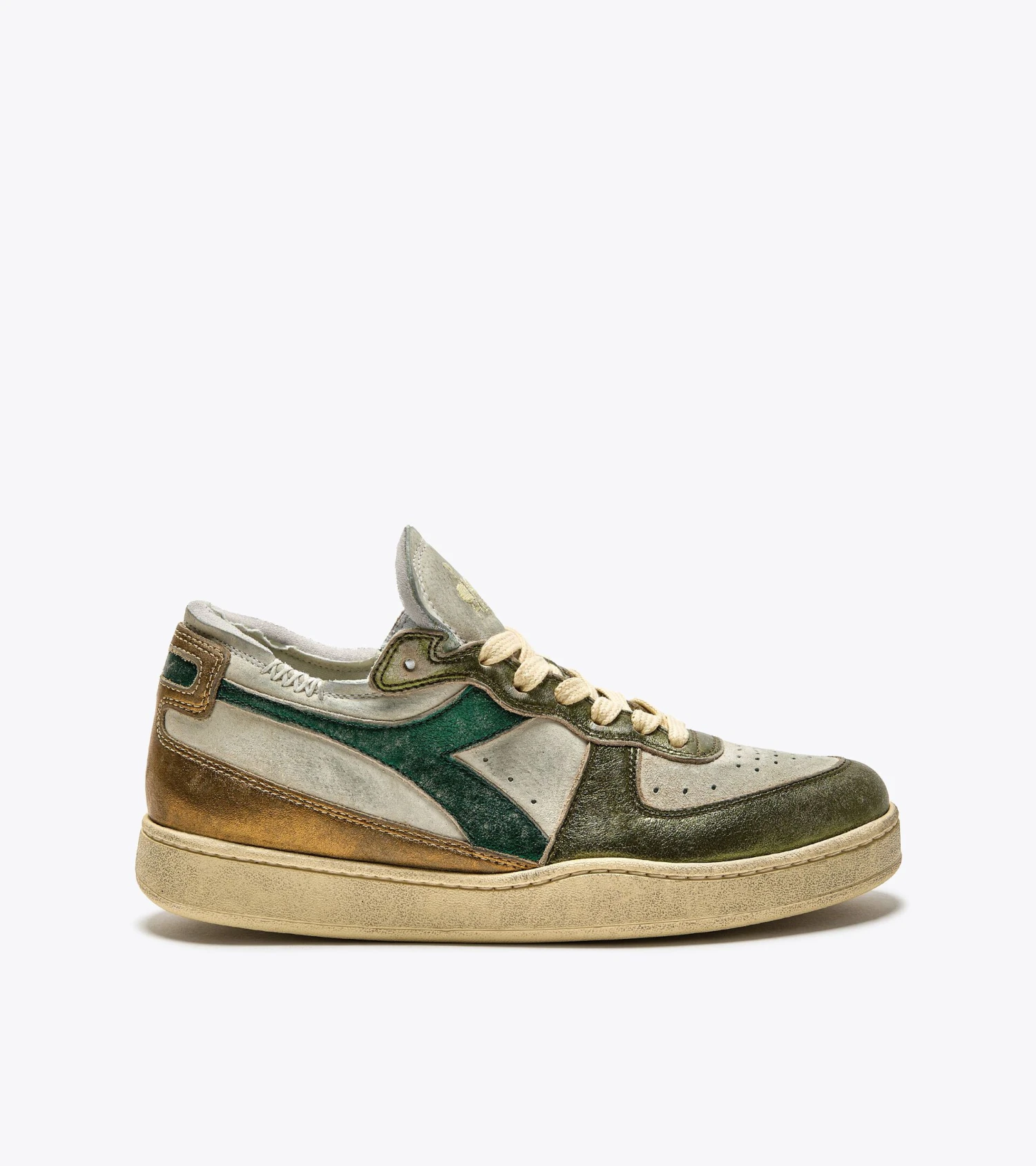 Diadora MI BASKET ROW CUT METAL PIGSKIN USED WN