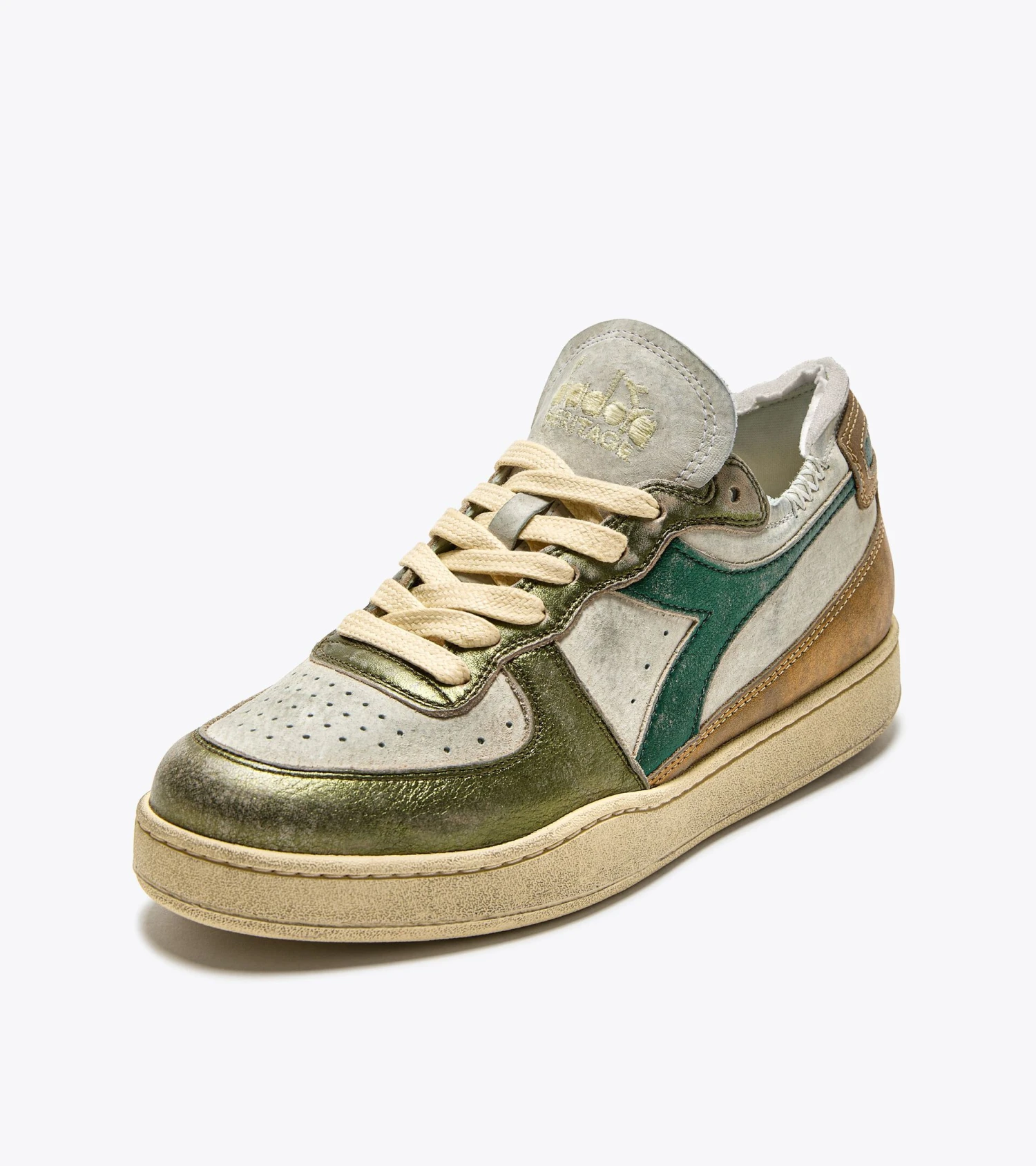 Diadora MI BASKET ROW CUT METAL PIGSKIN USED WN - Image 2