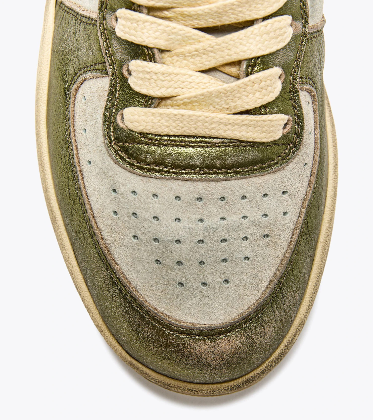 Diadora MI BASKET ROW CUT METAL PIGSKIN USED WN - Image 4