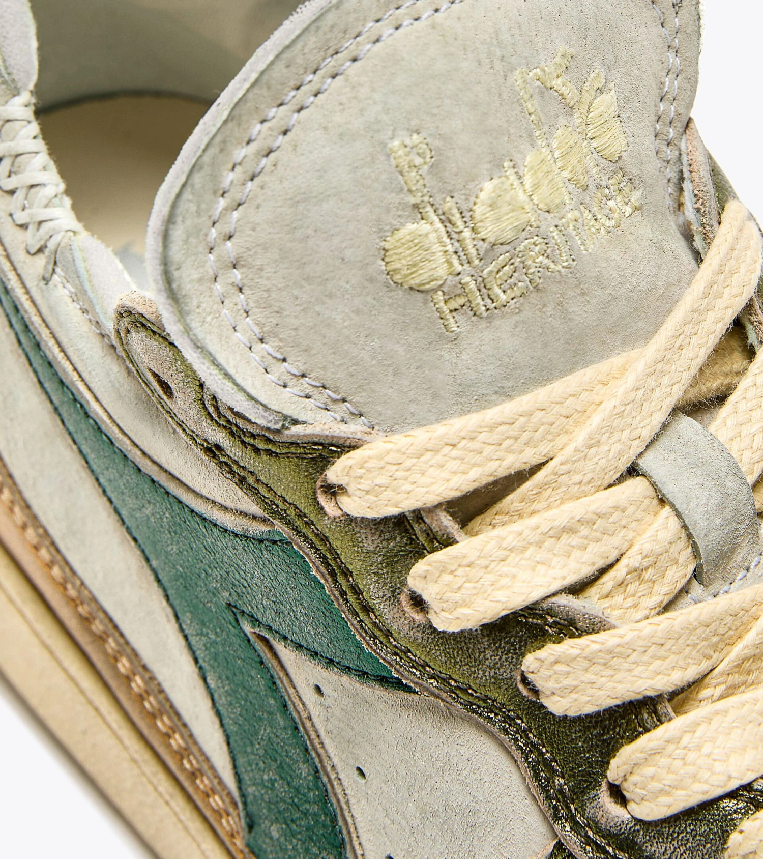 Diadora MI BASKET ROW CUT METAL PIGSKIN USED WN - Image 5