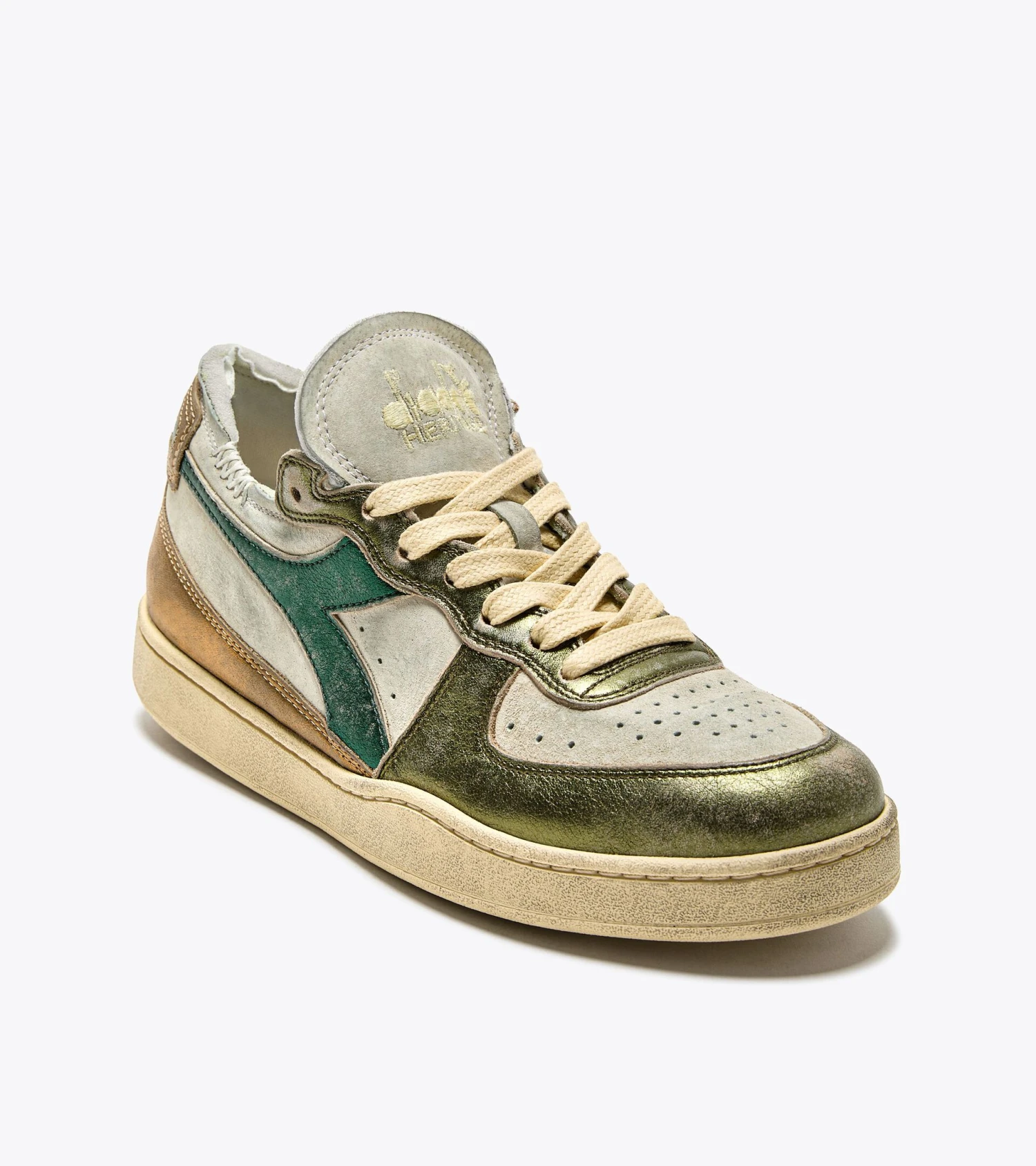 Diadora MI BASKET ROW CUT METAL PIGSKIN USED WN - Image 6